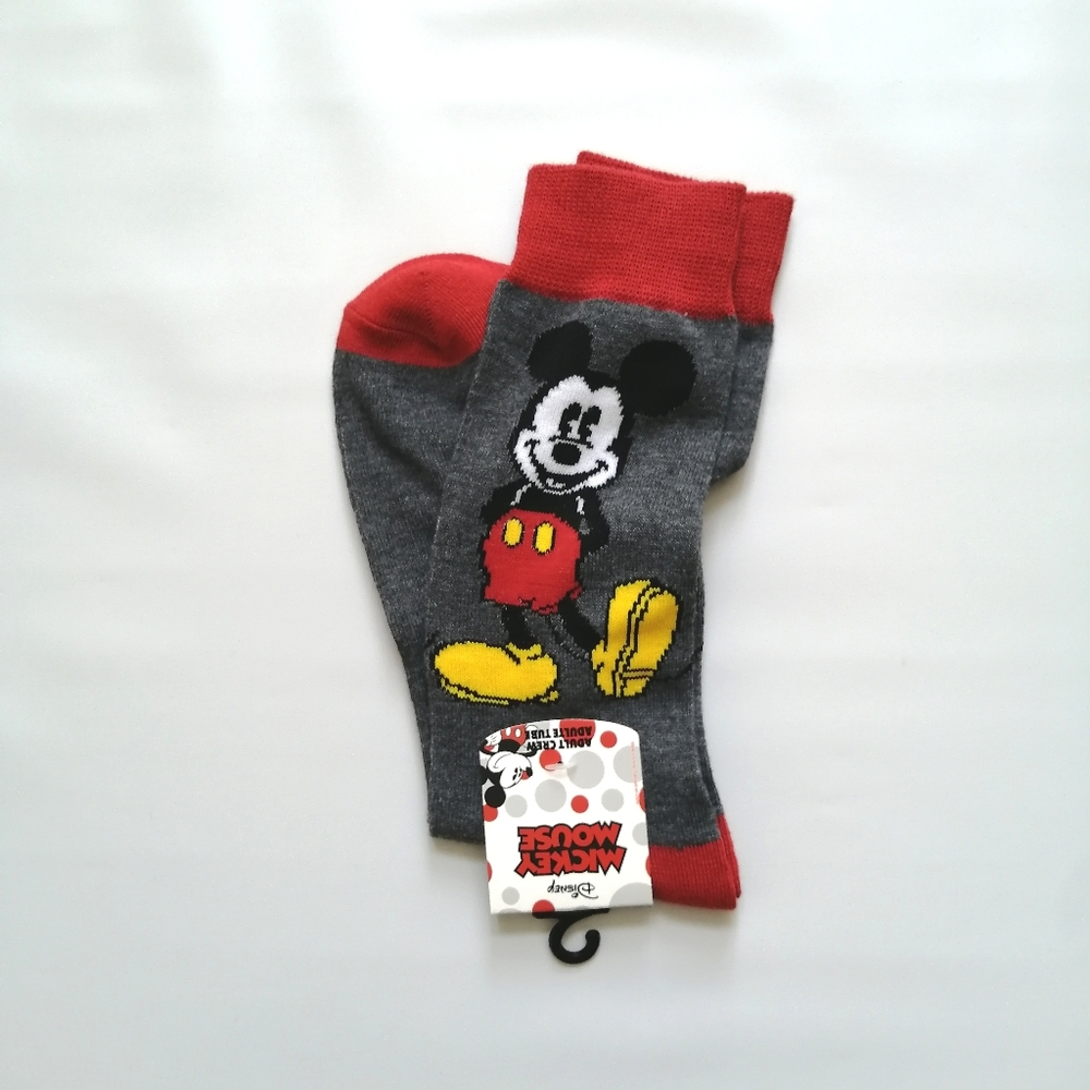 Mickey Mouse Crew Socks NWT
